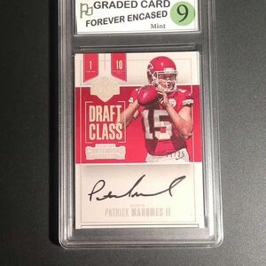 2017 Panini Contenders Draft Class Patrick Mahomes II ROOKIE AUTO /25 RP*